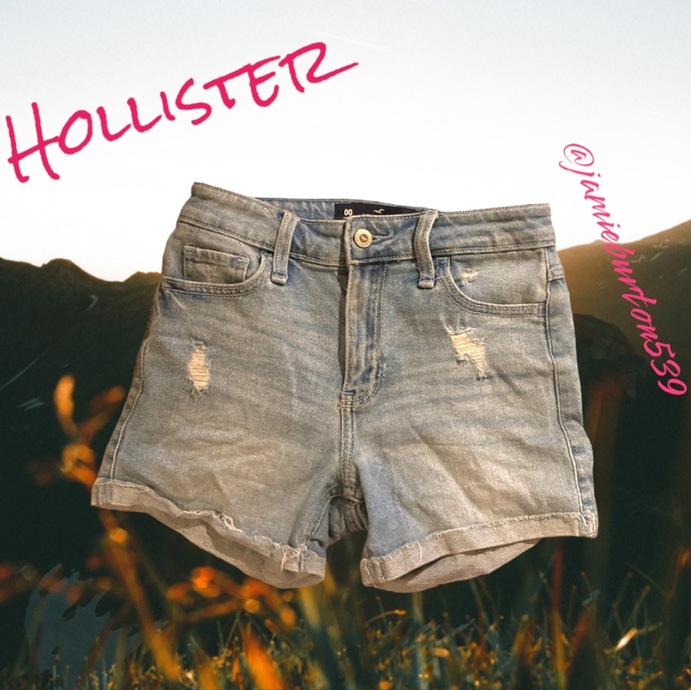 Hollister jean shorts
